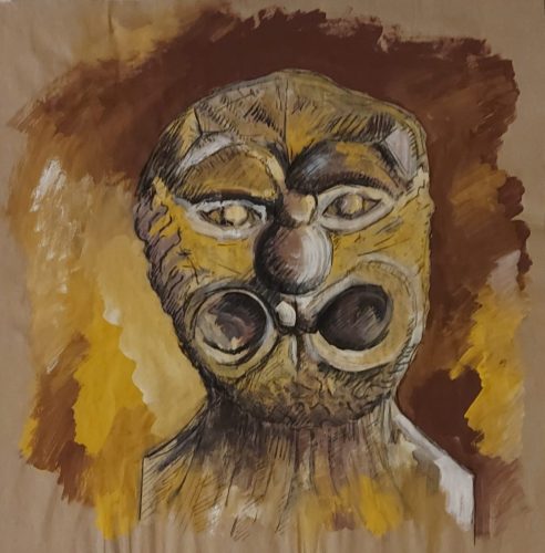 Demon56x56tempera-a-uhel-na-papire1999