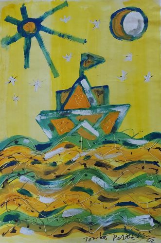 Lodicka-55x79tempera-na-kartonu2002